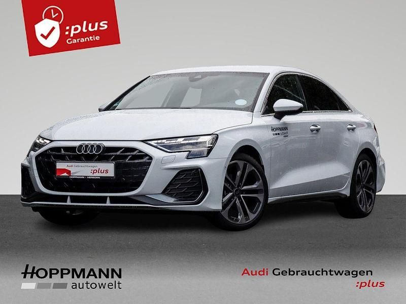 Gletscherweiß metallic Gebraucht 2024 Audi A3 S-Line Limousine | 37.990 € (Teuer) - Bild 1/4