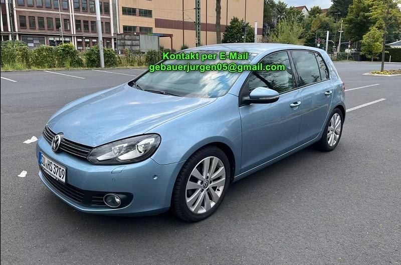 Blau Gebraucht 2010 VW Golf VI Comfortline Kleinwagen | 5.500 € (Superpreis) - Bild 1/4