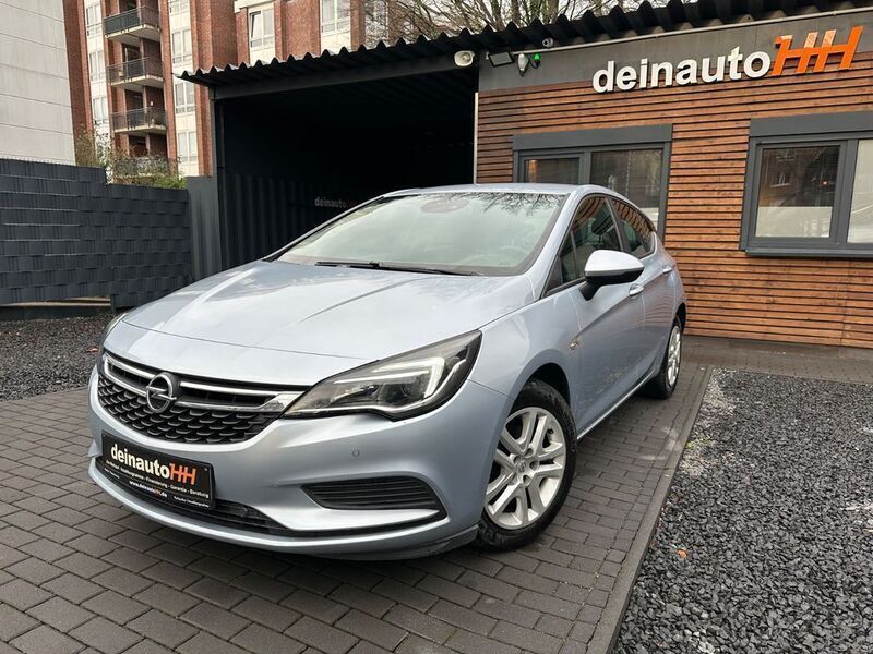 Blau Gebraucht 2016 Opel Astra Edition Limousine | 10.499 € (Guter Preis) - Bild 1/4