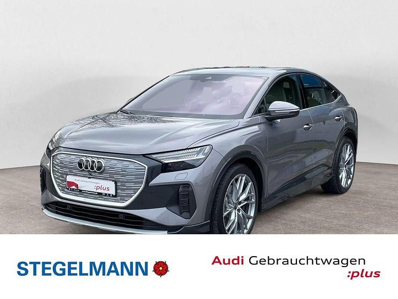 Taifungrau metallic Gebraucht 2022 Audi Q4 Sportback e-tron Ambiente SUV | 27.990 € (Superpreis) - Bild 1/4