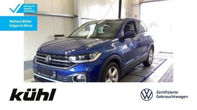 Reef blue metallic Gebraucht 2021 VW T-Cross Style SUV | 23.280 € (Guter Preis) - Bild 1/2