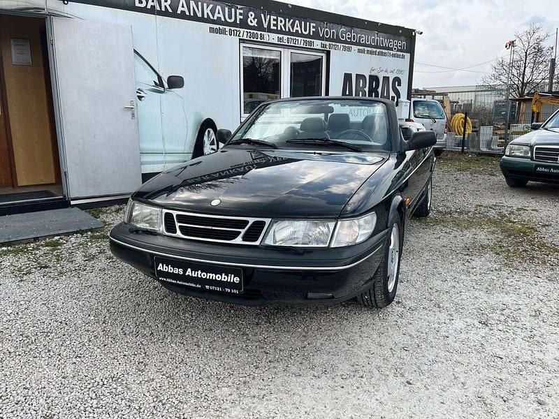Schwarz Gebraucht 1997 Saab 900 Cabriolet Cabrio | 3.990 € (Guter Preis) - Bild 1/4
