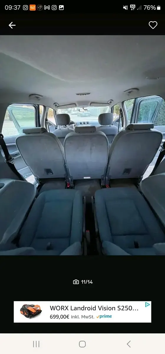 Używany Ford S-MAX S 125 KM (91 kW) 2008 Niebieski Minivan