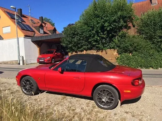 Brugt Mazda MX5 110 HK (80 kW) 2004 Rød Cabriolet