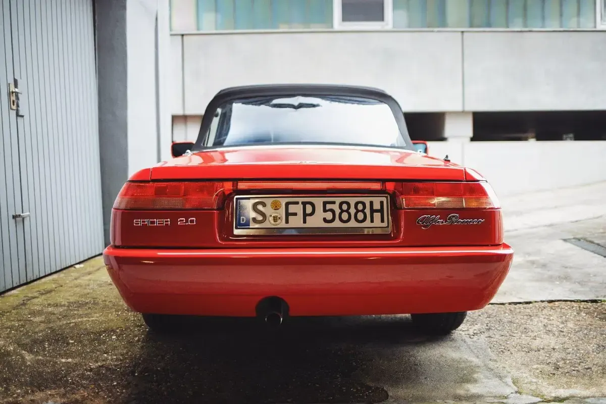 Gebraucht Alfa Romeo Spider 120 PS (88 kW) 1992 Rot Cabrio