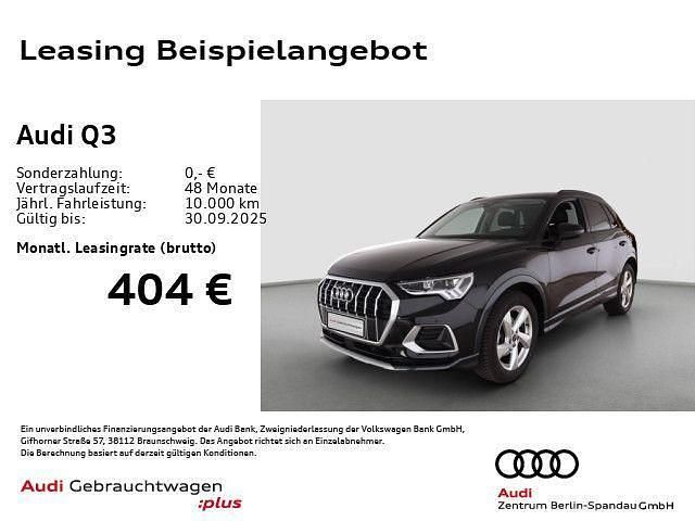 Mythosschwarz metallic Gebraucht 2024 Audi Q3 Advanced Plus SUV | 37.444 € (Fairer Preis) - Bild 1/2