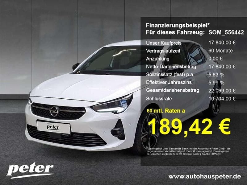Weiß Gebraucht 2023 Opel Corsa GS Line Kleinwagen | 17.840 € (Fairer Preis) - Bild 1/4