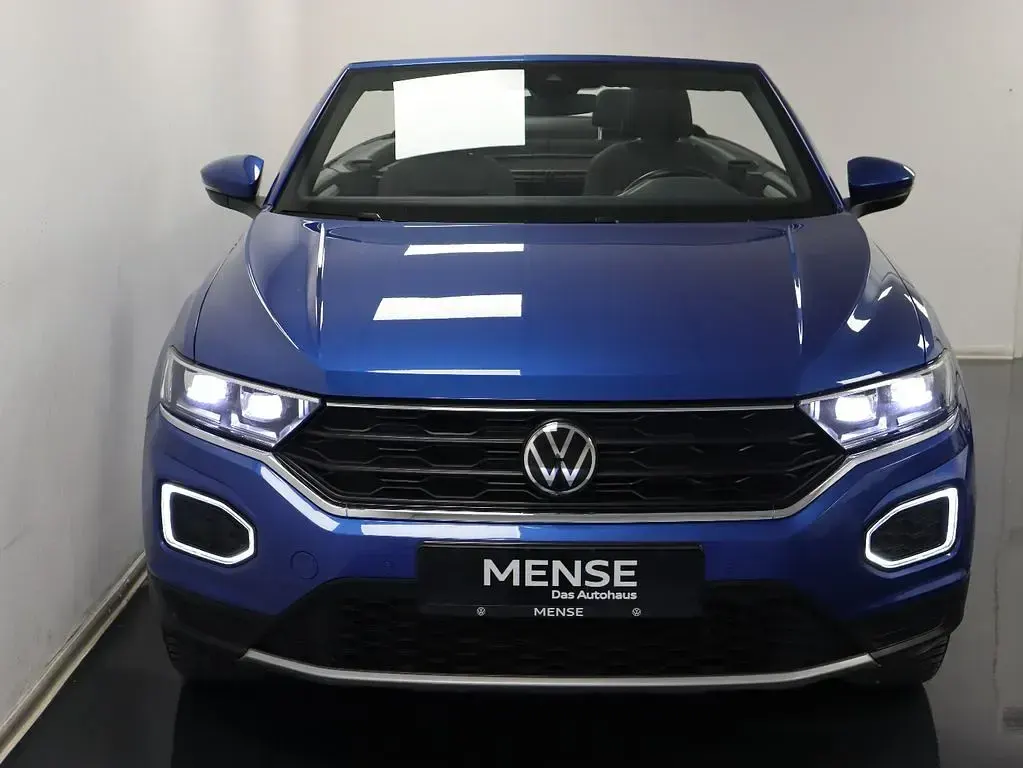 Gebraucht VW T-Roc Cabriolet Style 150 PS (110 kW) 2020 Blau Cabrio