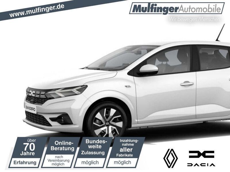 Grau Neu 2025 Dacia Sandero Expression Kleinwagen | 16.530 € (Guter Preis) - Bild 1/4