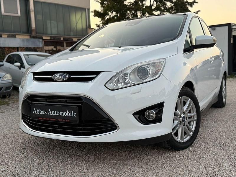 Frostweiß Gebraucht 2015 Ford C-MAX Titanium Van / Kleinbus | 7.990 € (Guter Preis) - Bild 1/4