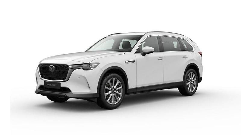 Neu Mazda CX-80 Exclusive-Line 254 PS (186 kW) 2025 Weiß SUV