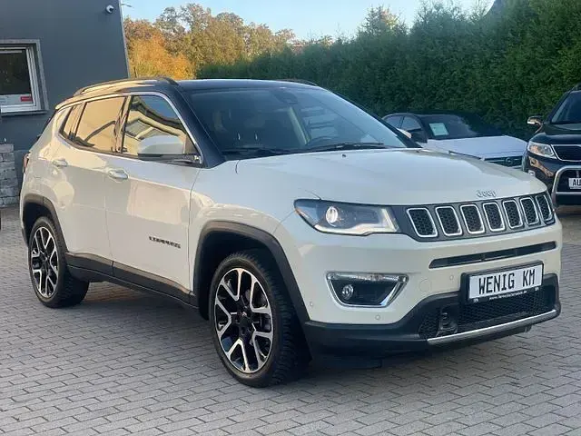 Gebraucht Jeep Compass Limited 150 PS (110 kW) 2021 Weiß (ivory tricoat) SUV