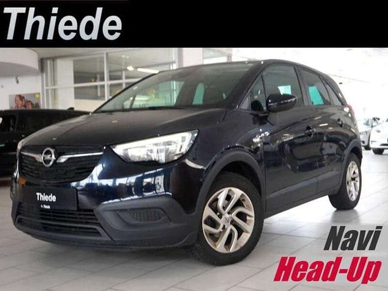 Tiefseeblau metallic Gebraucht 2018 Opel Crossland X SUV | 9.860 € (Etwas zu teuer) - Bild 1/3
