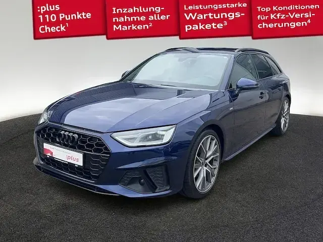 Gebraucht Audi A4 S-Line 150 PS (110 kW) 2023 Navarrablau metallic Kombi