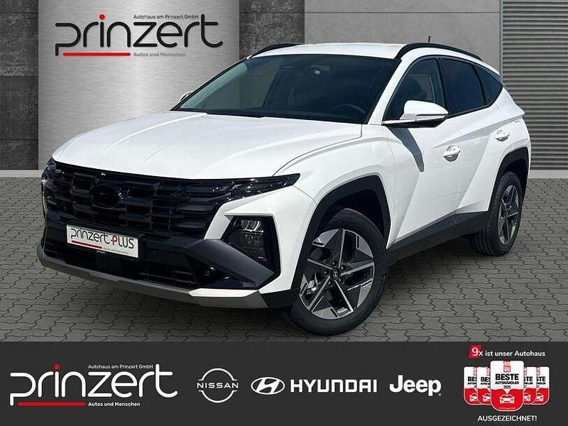 Atlas white Neu 2025 Hyundai Tucson Trend SUV | 35.470 € (Superpreis) - Bild 1/4