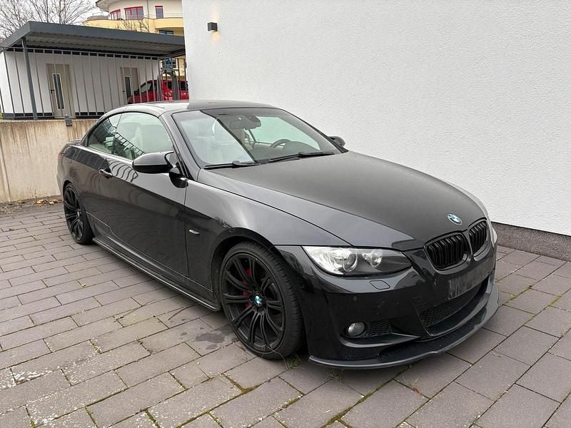 Schwarz Gebraucht 2008 BMW 330 Cabriolet M Sport Cabrio | 8.900 € (Superpreis) - Bild 1/4