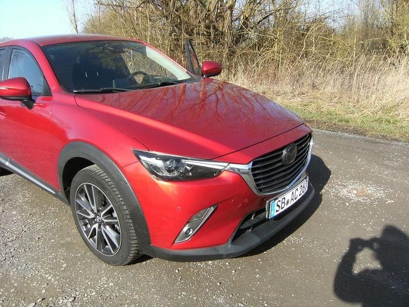 Gebraucht Mazda CX-3 Sports-Line 120 PS (88 kW) 2017 Rot SUV