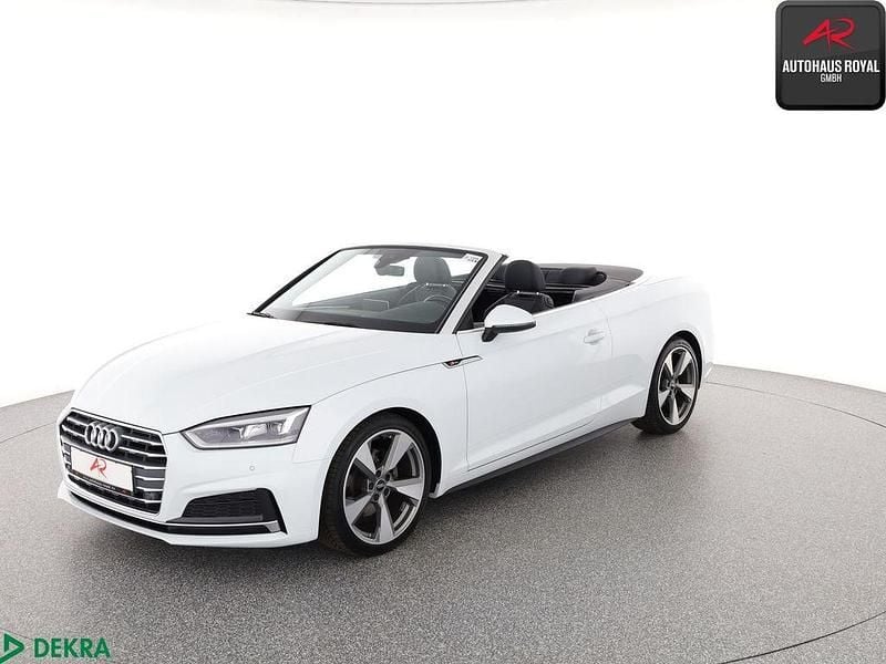 Gebraucht Audi A5 Cabriolet S-Line 150 PS (110 kW) 2019 Gletscherweiß Cabrio