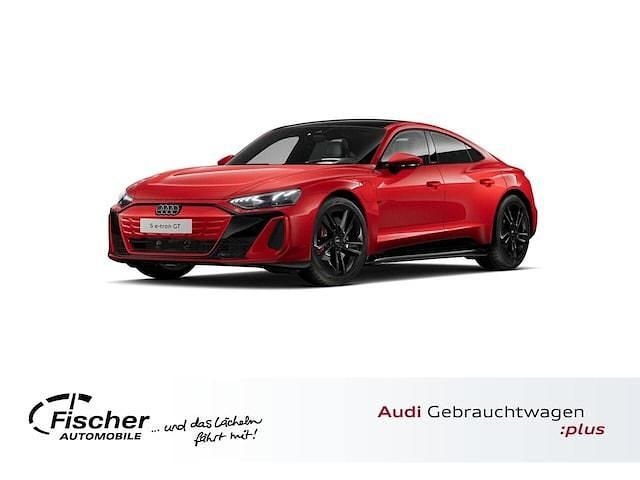 Progressivrot metallic Gebraucht 2025 Audi e-tron GT quattro Ambiente Limousine | 99.980 € (Teuer) - Bild 1/4