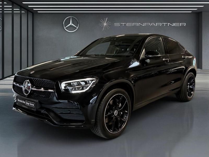 Gebraucht Mercedes GLC400d AMG 330 PS (242 kW) 2023 Metalliclack obsidianschwarz m Coupé