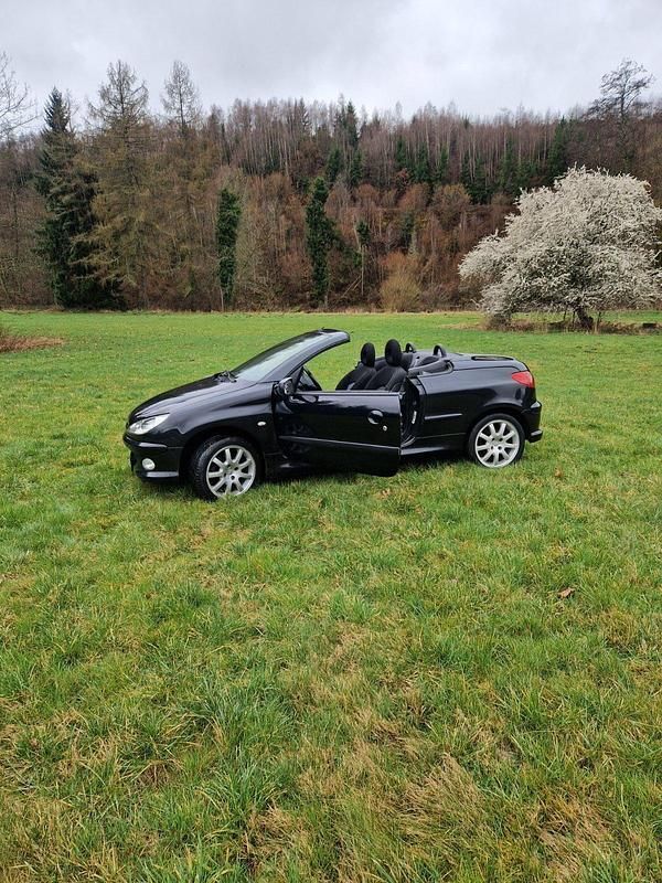 Gebraucht Peugeot 206 109 PS (80 kW) 2004 Schwarz Cabrio