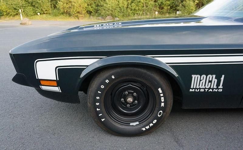 Dark green Gebraucht 1972 Ford Mustang Mach 1 Coupé | 24.900 € - Bild 1/4