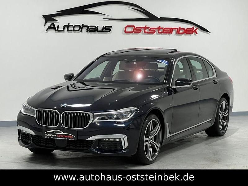Schwarz Gebraucht 2017 BMW 750 M Sport Limousine | 38.790 € (Teuer) - Bild 1/4