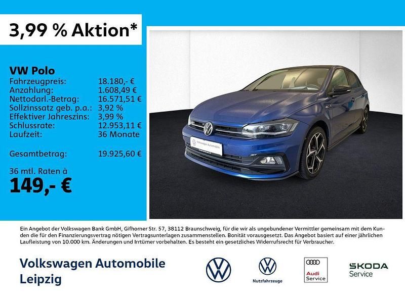 Blau Gebraucht 2021 VW Polo Highline Limousine | 18.180 € (Etwas zu teuer) - Bild 1/3