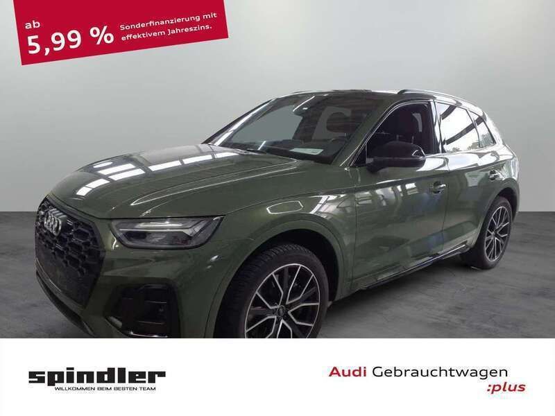 Distriktgrün metallic Gebraucht 2022 Audi SQ5 Ambiente SUV | 52.980 € (Superpreis) - Bild 1/4