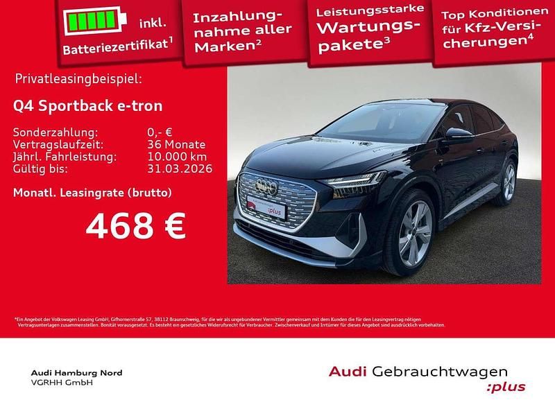 Gebraucht Audi Q4 e-tron S-Line 210 kW (286 PS) 2025 Mythosschwarz metallic SUV