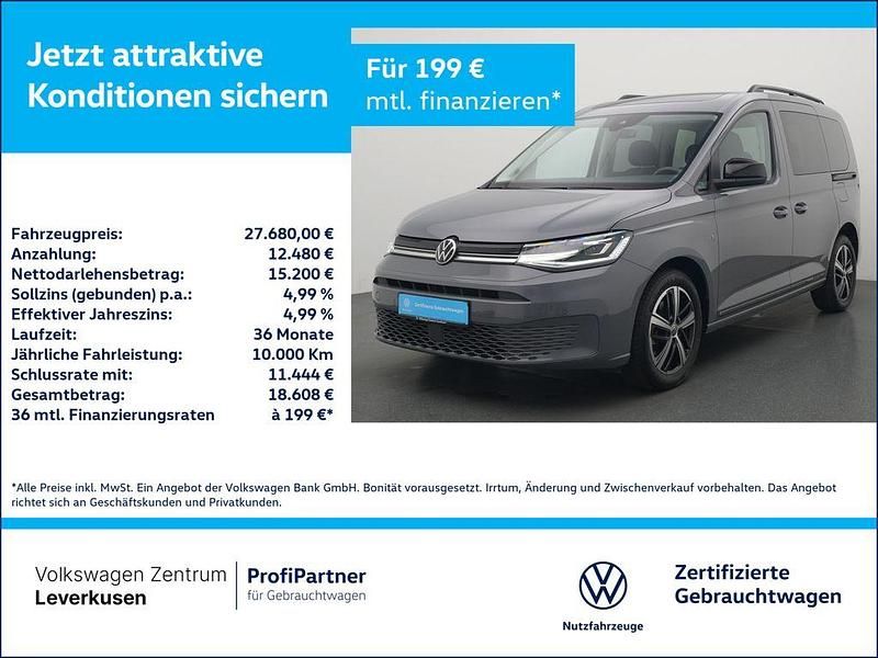 Pure grey Gebraucht 2023 VW Caddy Dark Label Van / Kleinbus | 27.680 € (Superpreis) - Bild 1/4