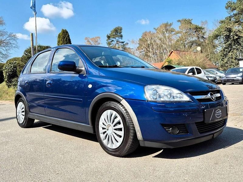 Blau Gebraucht 2005 Opel Corsa Edition Limousine | 490 € (Superpreis) - Bild 1/4