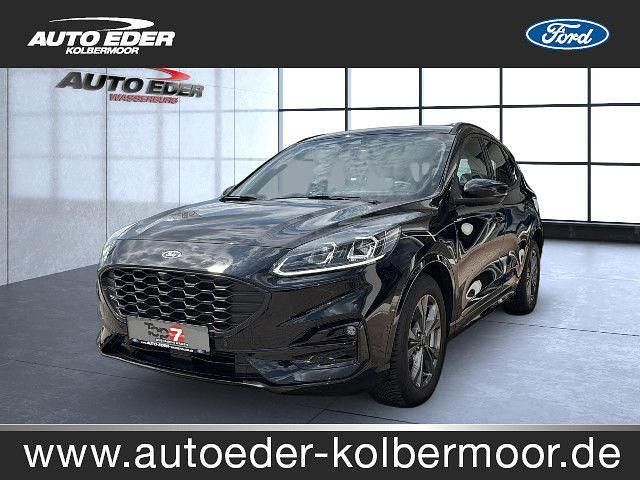 Obsidianschwarz (metallic) Gebraucht 2023 Ford Kuga ST-Line SUV | 28.900 € (Etwas zu teuer) - Bild 1/4