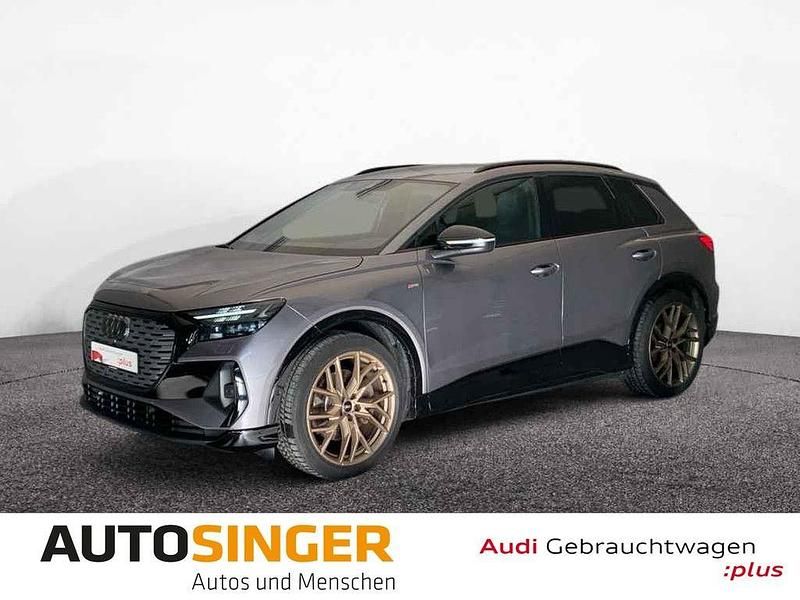 Grau Gebraucht 2022 Audi Q4 e-tron S-Line SUV | 31.820 € (Fairer Preis) - Bild 1/4