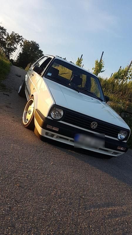 Gebraucht VW Golf II 69 PS (50 kW) 1990 Weiß Kleinwagen