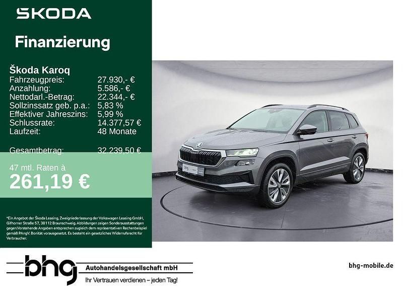 Gebraucht Skoda Karoq Style 150 PS (110 kW) 2022 Grau SUV