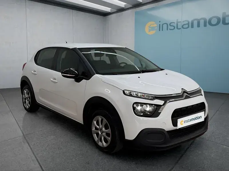 Gebraucht Citroën C3 Feel 83 PS (61 kW) 2022 Weiß Kleinwagen