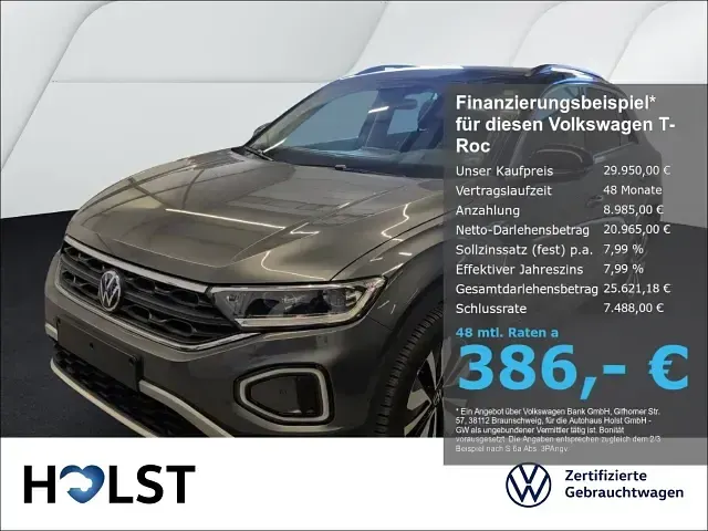 Gebraucht VW T-Roc Goal 150 PS (110 kW) 2025 SUV