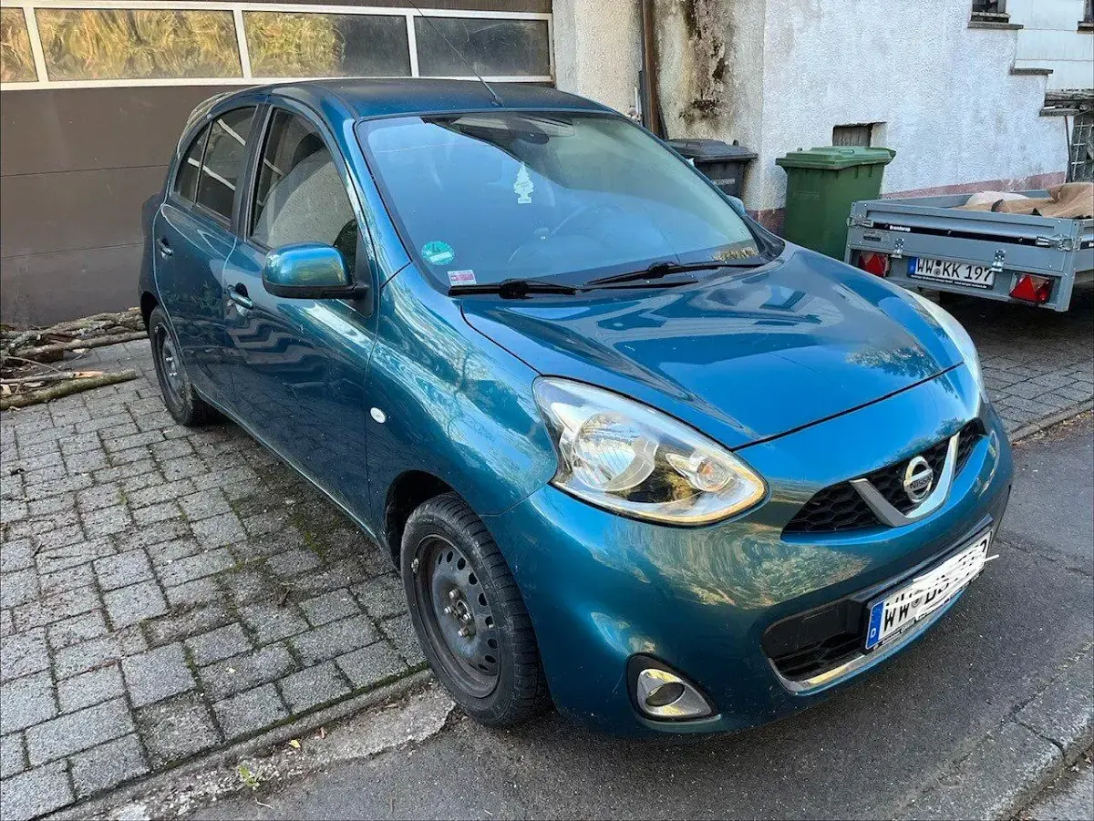 Gebraucht Nissan Micra Acenta 98 PS (72 kW) 2014 Blau Kleinwagen
