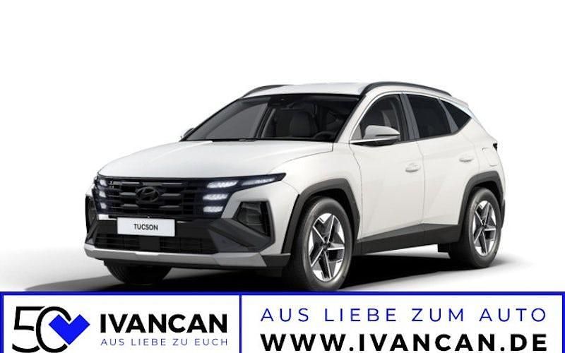 Atlas white Neu 2025 Hyundai Tucson Trend SUV | 33.690 € (Superpreis) - Bild 1/4