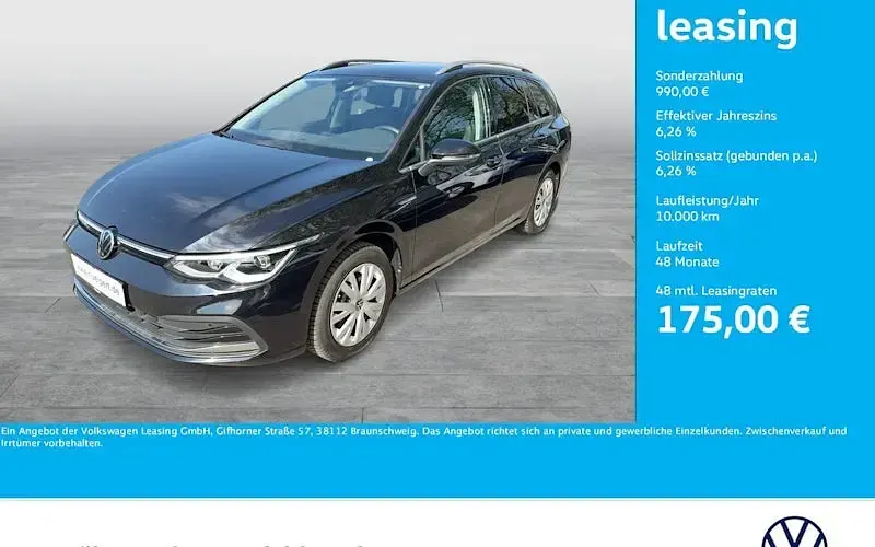 Gebraucht VW Golf VIII Style 150 PS (110 kW) 2023 Deep black perleffekt Kombi
