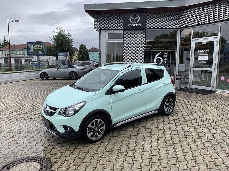 Grün Gebraucht 2017 Opel Karl Rocks Kleinwagen | 9.580 € (Fairer Preis) - Bild 1/4