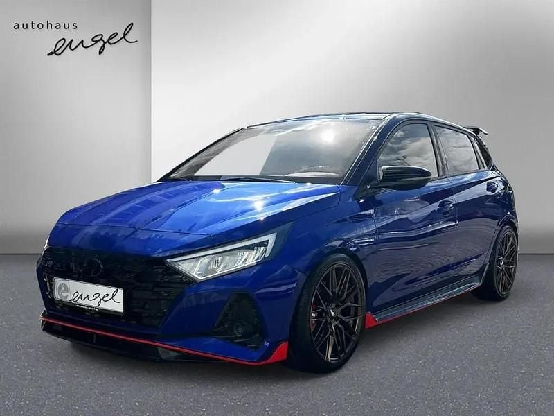 Intense blue/ phantom black Gebraucht 2023 Hyundai i20 N Performance Kleinwagen | 28.989 € - Bild 1/3