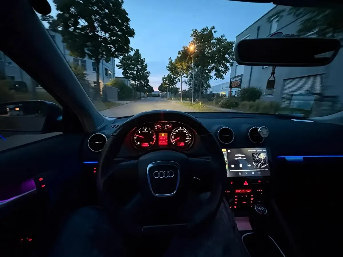 Gebraucht Audi A3 Ambiente 140 PS (102 kW) 2008 Blau Kleinwagen