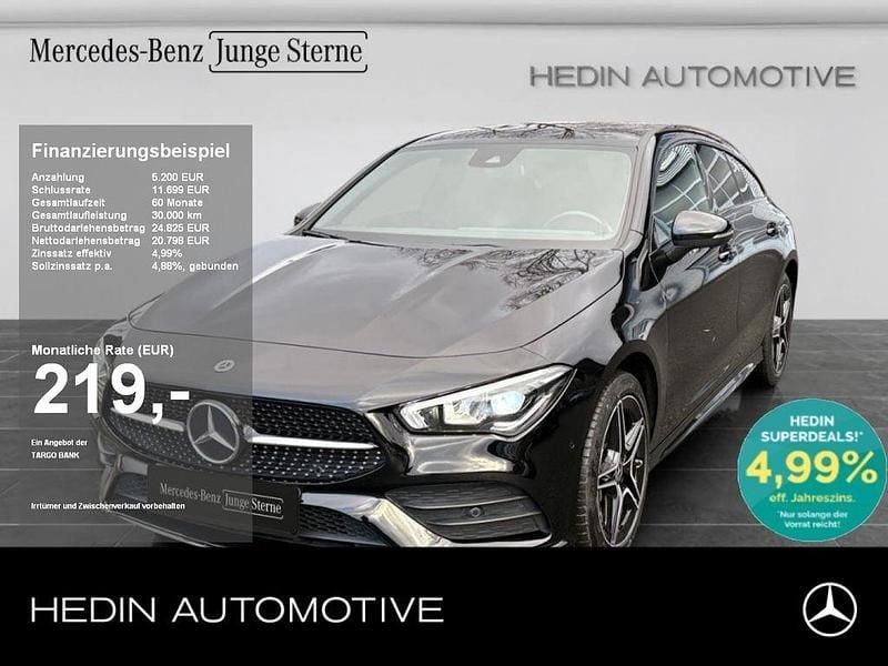 Schwarz Gebraucht 2021 Mercedes CLA250e Shooting Brake AMG Kombi | 25.490 € (Guter Preis) - Bild 1/4