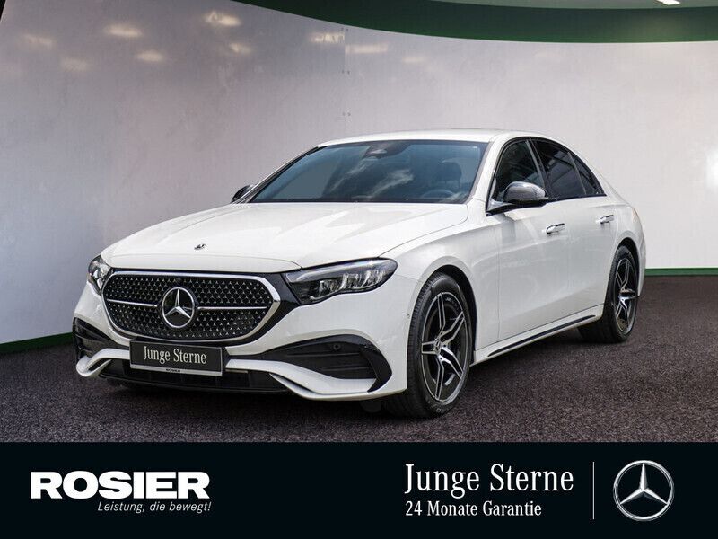 Weiss / polarweiß Gebraucht 2024 Mercedes E220 Advanced Limousine | 59.890 € (Teuer) - Bild 1/4