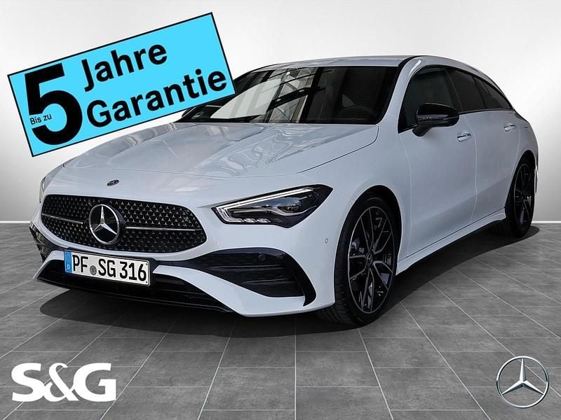 Unilack polarweiß Gebraucht 2025 Mercedes CLA220 Shooting Brake AMG Kombi | 49.998 € - Bild 1/4