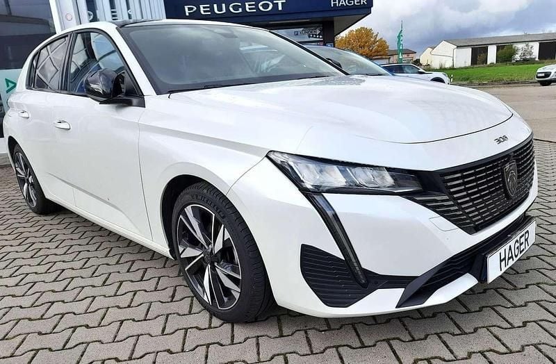 Perlmuttweiss Gebraucht 2023 Peugeot 308 Allure Limousine | 22.500 € (Teuer) - Bild 1/4
