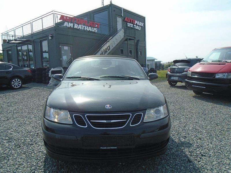 Schwarz Gebraucht 2005 Saab 9-3 Cabriolet Linear Cabrio | 5.499 € - Bild 1/4