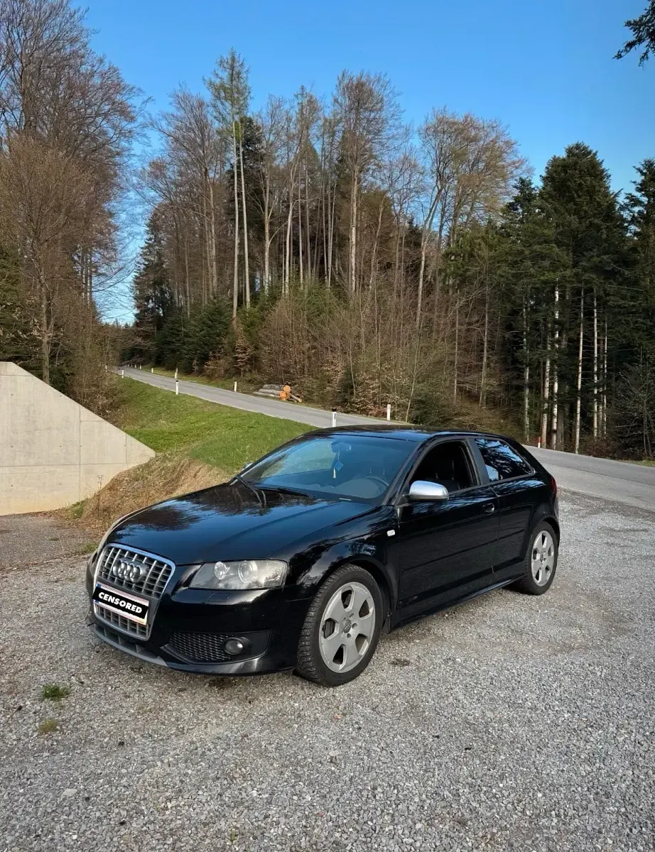 Gebraucht Audi S3 265 PS (194 kW) 2008 Schwarz Kleinwagen